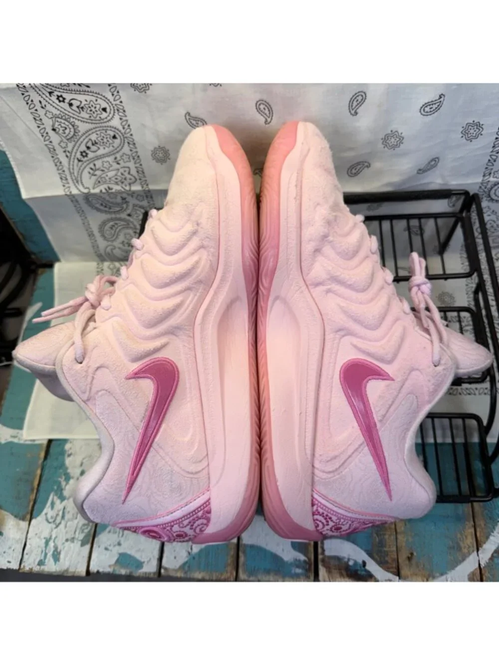Nike KD17 NRG Men's Size 9.5 Aunt Pearl Pink Foam Sneakers